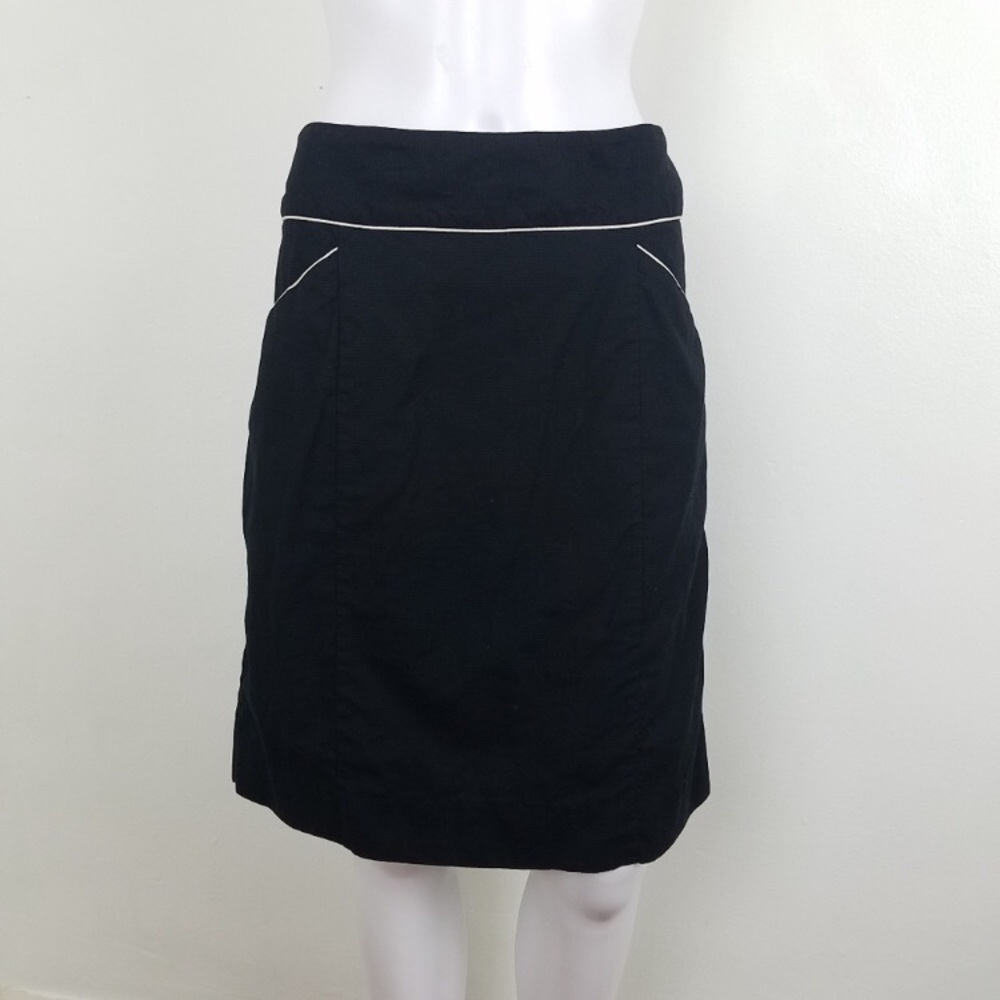 Anthropologie Floreat Black Ruffle Skirt (12)